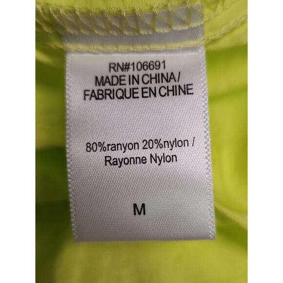 $230 NWT YOUNG FABULOUS & BROKE Sz M CRUZ flutter sleeve dress margarita - Picture 10 of 11